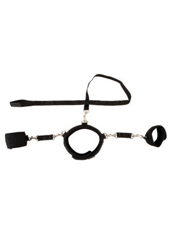 Collar with Cuffs and Leash